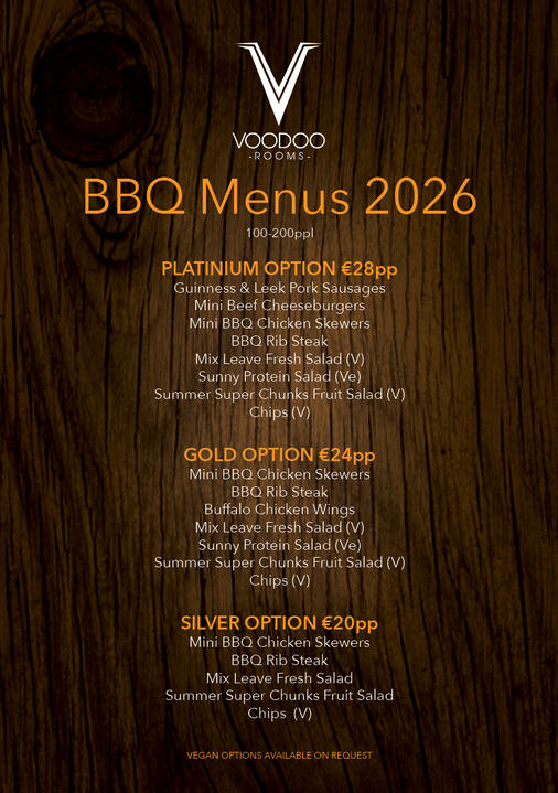 BBQ Menus